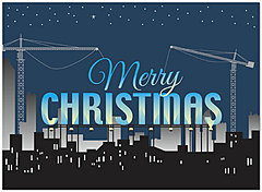 Select a verse, create your own custom verse, or order blank. Christmas Construction Card D2214U-A